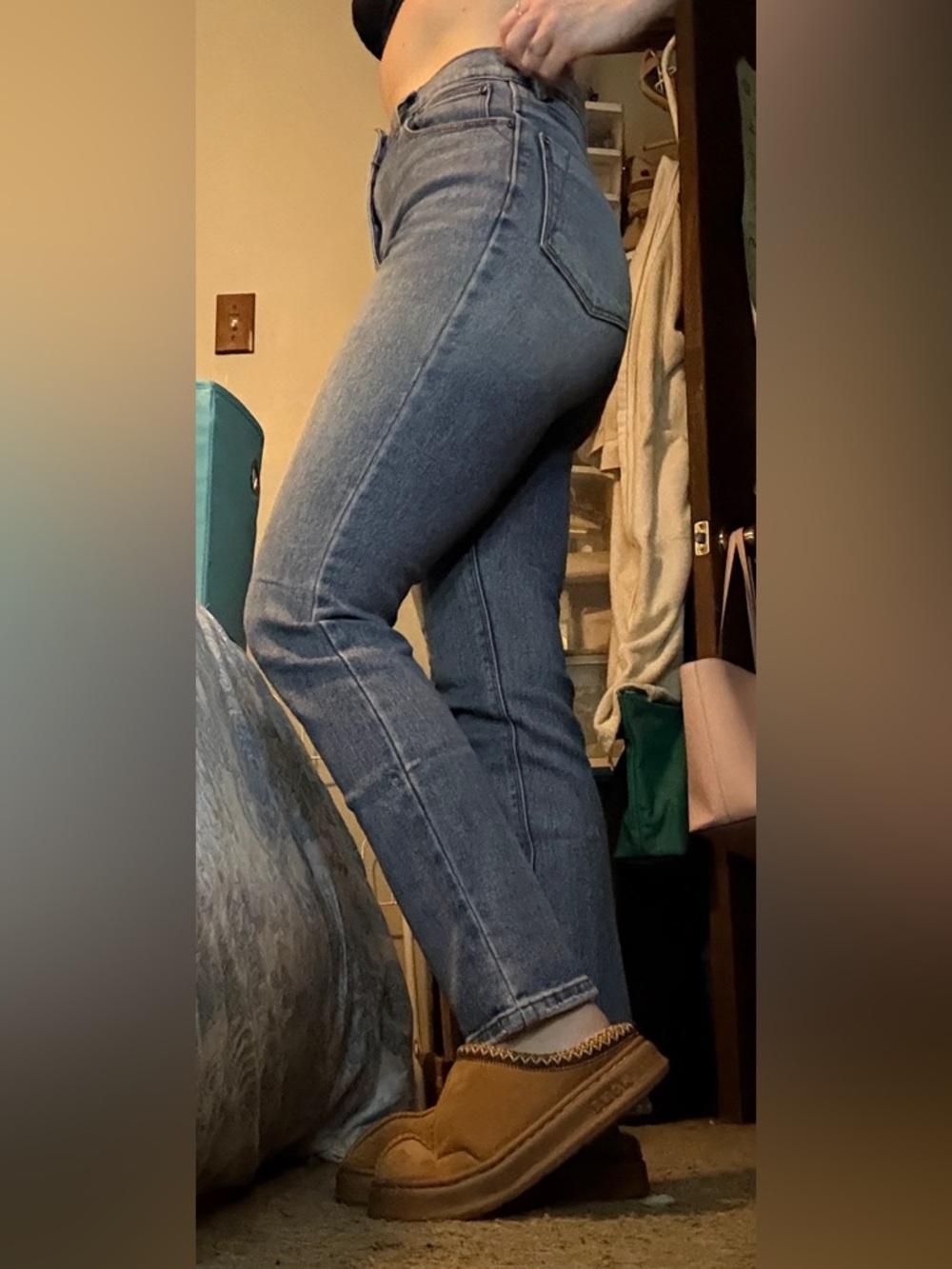 A loves A Straight Leg Light Washed Denim Jeans 25 Excellent Used Condition